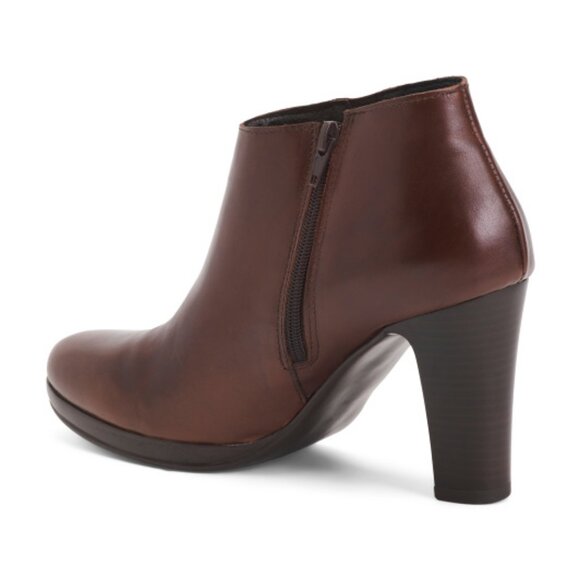 RIZZOLI Genuine Leather Ankle Heel Booties for Woman NEW Almond Toe Size 7 /37 - Picture 2 of 16